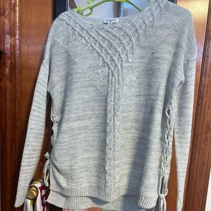 grey winter sweater